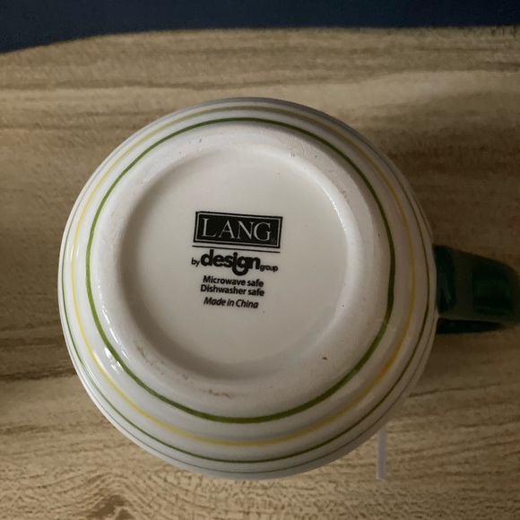 LANG By Design Group Hand Painted Pumpkin Halloween Autumn Fall Mug - Picture 4 of 4